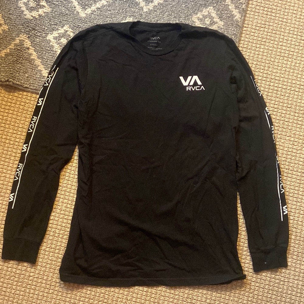 RVCA Resin Men’s T-Shirt (Black Long Sleeve)